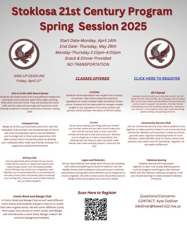  Spring 21st Century Program